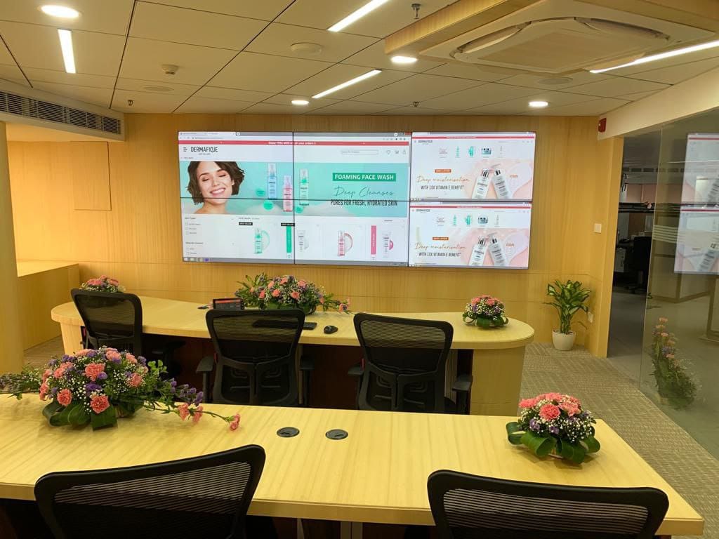 D2C Media Room, ITC Center — living space