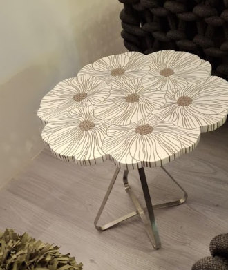 Petal side table