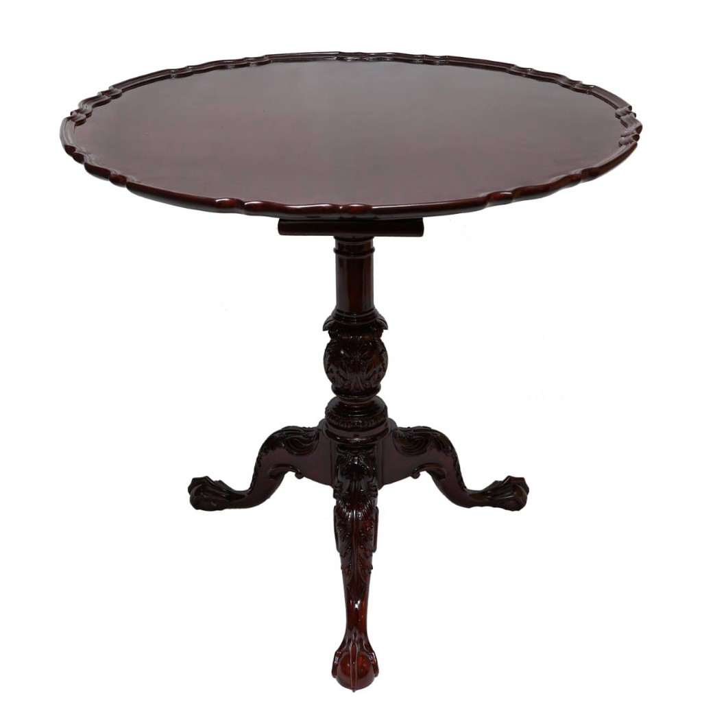 Piecrust tilt-top table
