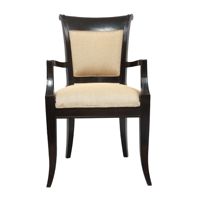 Sabre-leg armchair